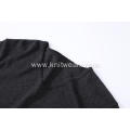 Men's Knitted Stretchable Wool/Acrylic/Nylon V-Neck Pullover